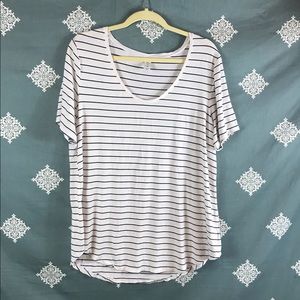 Old Navy Luxe V-Neck Striped Tee for Women